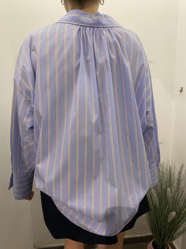 VICOLO - Camicia a righe over - immagine 2